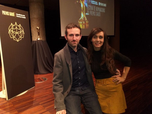 Azahara Moyano y Marc Nadal en los Premios Gaudi