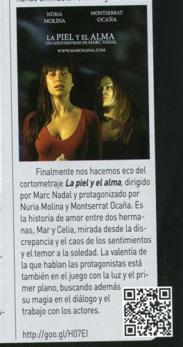 Critica La piel y el alma Marc Nadal en la revista de Cine Acción 