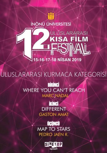 Donde no puedes llegar Primer Premio en la categoría de Ficción Internacional 12 Uluslararası İnönü Üniversitesi Kısa Film Festivali