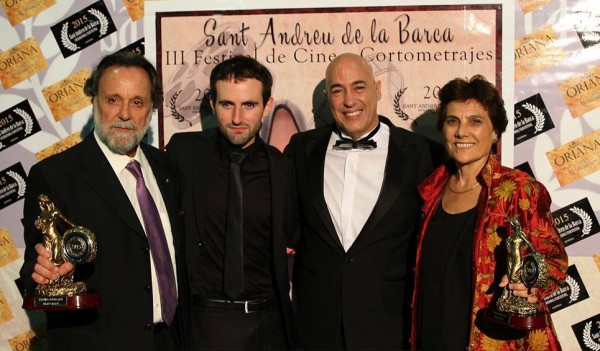 Gal Soler wins the Best Actor Award for La Condena at Sant Andreu de la Barca International Film Festival (Barcelona).