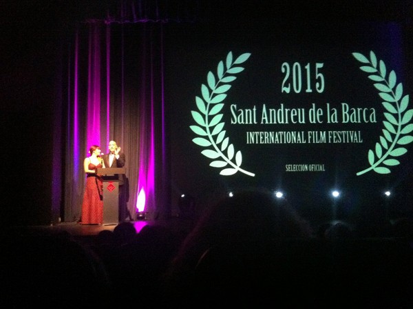 Pepa Lopéz wins the Best Actress Oriana Award for La Condena at Sant Andreu de la Barca International Film Festival (Barcelona).