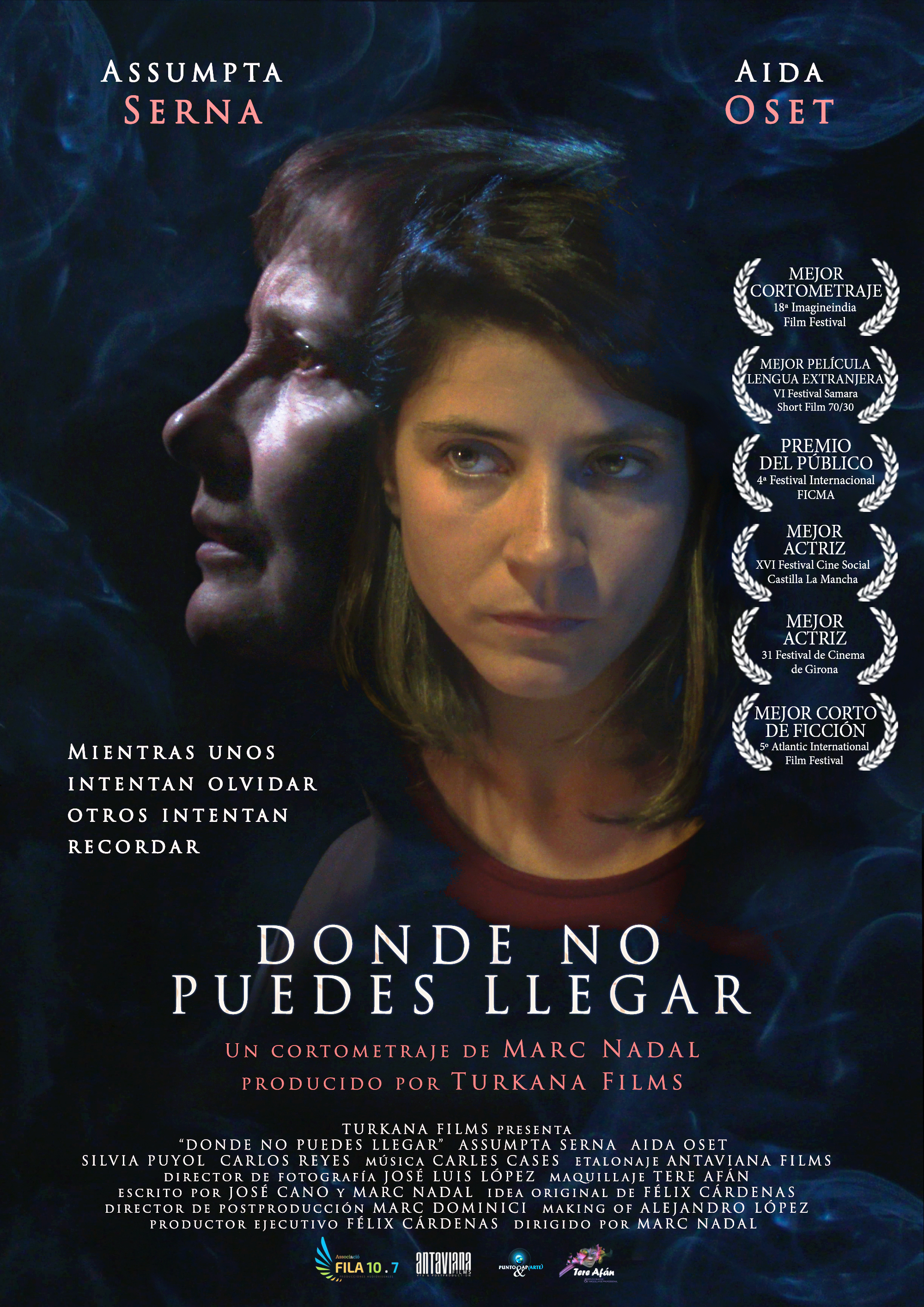 Donde no puedes llegar cortometraje de Marc Nadal con Assumpta Serna y Aida Oset Alzheimer