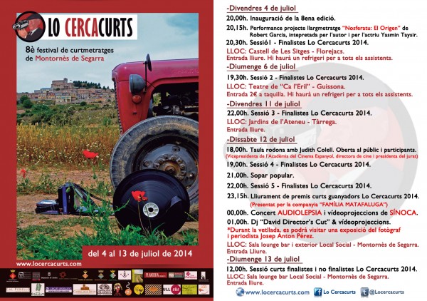 Programa Lo CercaCurts 2014