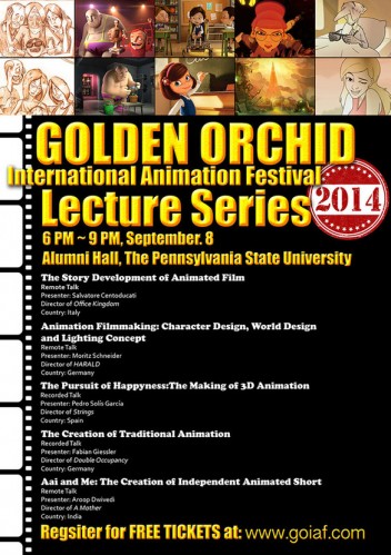 The Golden Orchid International Animation Festival 2014