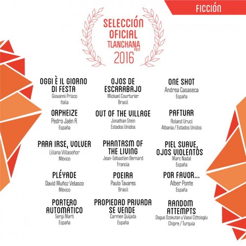 Sección Oficial de Tlanchana Fest Festival de Cine y Arte Digital (México).